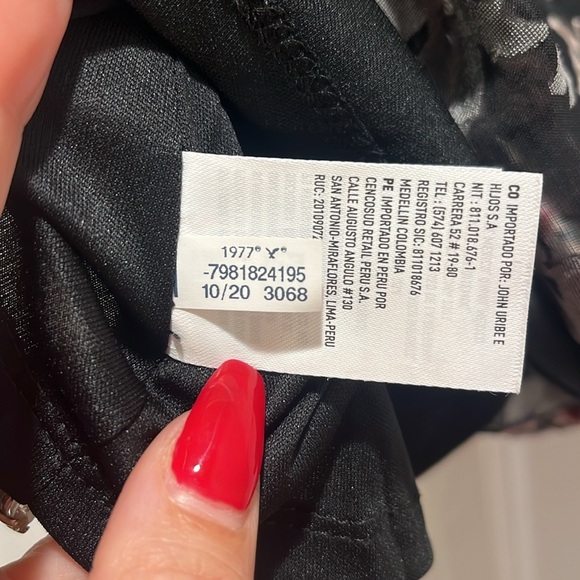 NWT American Eagle VELVET burnout floral Cowl Neck Tank S - Picture 8 of 9